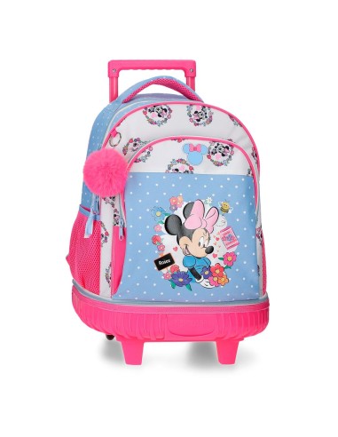 MOCHILA COMPACT 2R. MINNIE FLOWERS