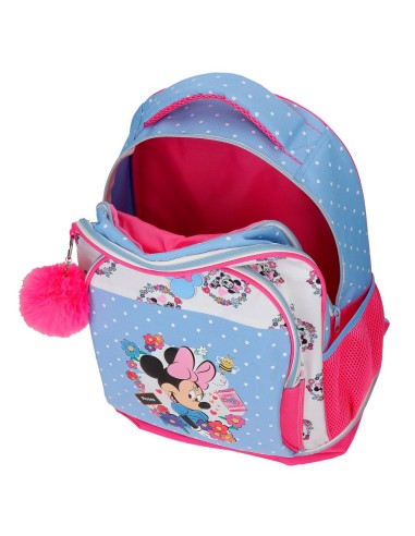 MOCHILA COMPACT 2R. MINNIE FLOWERS