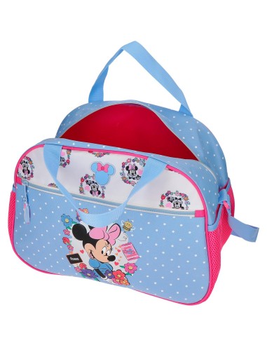 BOLSA DE VIAJE 40CM. MINNIE FLOWERS