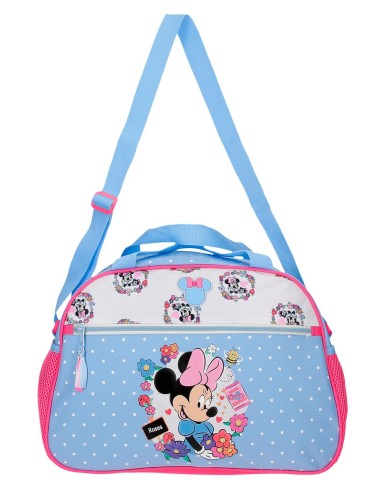BOLSA DE VIAJE 40CM. MINNIE FLOWERS