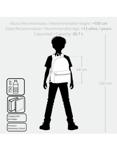 MOCHILA 45CM. MOVOM ALWAYS ON THE MOVE