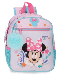 MOCHILA ADAP. 28CM. MINNIE HAPPY TO BE ME