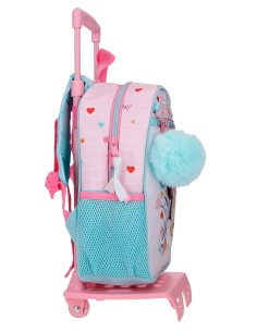 MOCHILA ADAP. 28CM. C/CARRO. MINNIE HAPPY TO BE ME 2
