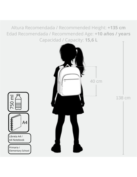 MOCHILA ADAP. 40CM. FROZEN IN THIS TOGETHER