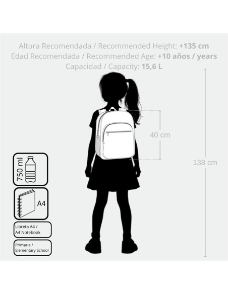 MOCHILA ADAP. 40CM. FROZEN FOREVER