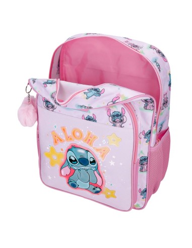 MOCHILA ADAP. 40CM. STITCH YOU & ME