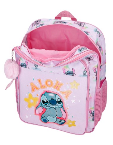 MOCHILA ADAP. 40CM 2C. STITCH YOU & ME