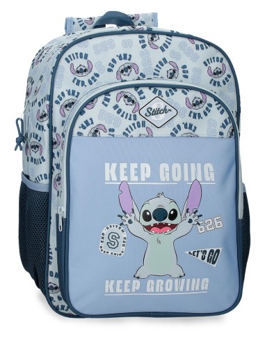 MOCHILA ADAP. 40CM. STITCH KEEP GOING