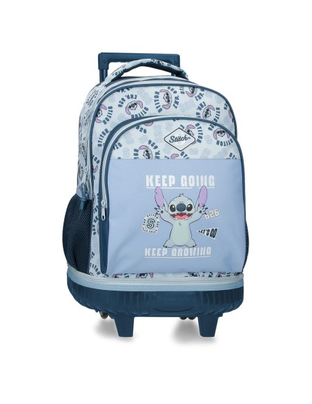 MOCHILA COMPACT 2R. STITCH KEEP GOING