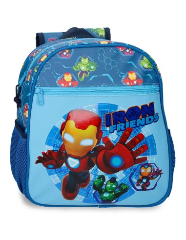 MOCHILA ADAP. 33CM. IRON MAN IRON FRIENDS