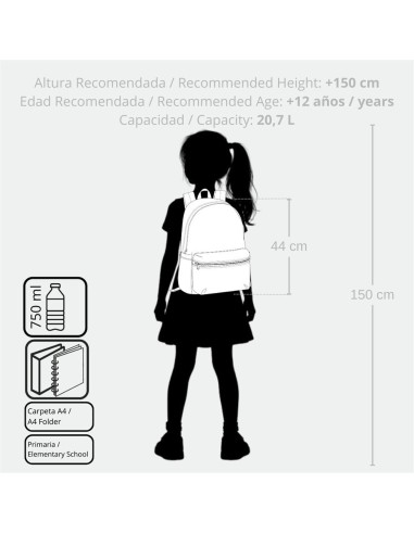 MOCHILA ADAP. 45CM. MOVOM ALWAYS ON THE MOVE
