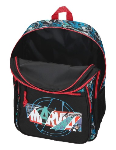 MOCHILA ADAP. 40CM 2C. C/CARRO. MARVEL SHIELD