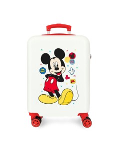TROLLEY ABS 55CM. 4R. MICKEY ENJOY THE DAY OH BOY