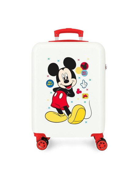 TROLLEY ABS 55CM. 4R. MICKEY ENJOY THE DAY OH BOY