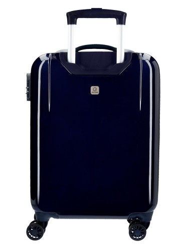 TROLLEY ABS 55CM. 4R. MICKEY ENJOY THE DAY BLUE