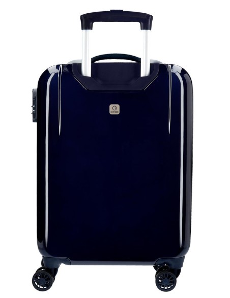 TROLLEY ABS 55CM. 4R. MICKEY ENJOY THE DAY BLUE