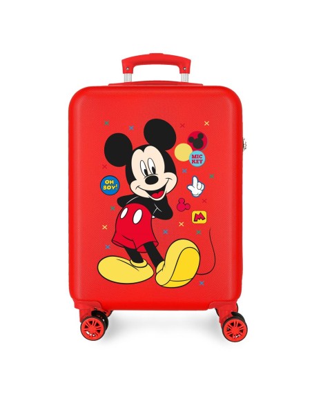 TROLLEY ABS 55CM. 4R. MICKEY ENJOY THE DAY OH BOY