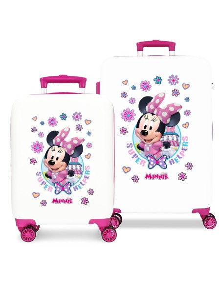 SET/2 TROLLEY ABS 55-65CM. 4R. MINNIE HAPPY HELPERS
