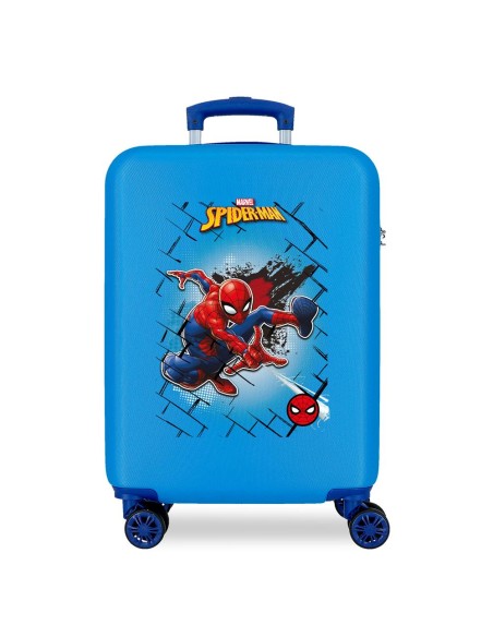 TROLLEY ABS 55CM. 4R. SPIDERMAN RED