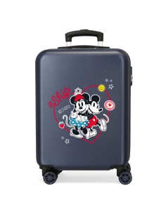 TROLLEY ABS 55CM. 4R. MICKEY & MINNIE SHIP ALWAYS BE KIND