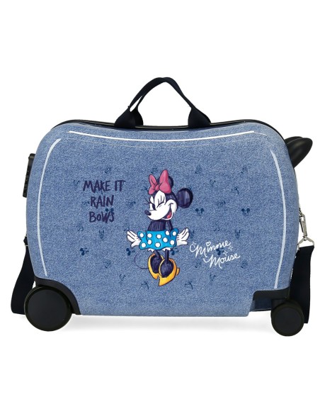 MALETA INFANTIL 50CM. MINNIE MAKE IT RAIN BOW