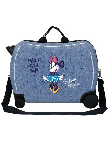 MALETA INFANTIL 50CM. MINNIE MAKE IT RAIN BOW