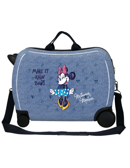 MALETA INFANTIL 50CM. MINNIE MAKE IT RAIN BOW