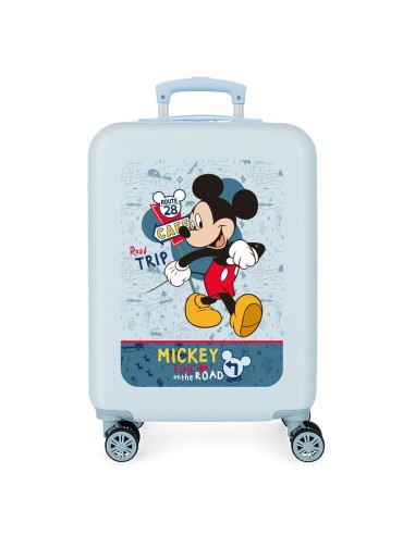TROLLEY ABS 55CM. 4R. MICKEY ROAD TRIP