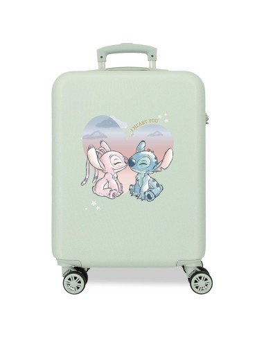 TROLLEY ABS 55CM. 4R. STITCH Y HEART YOU
