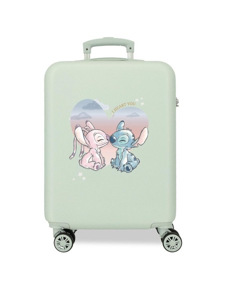 TROLLEY ABS 55CM. 4R. STITCH Y HEART YOU