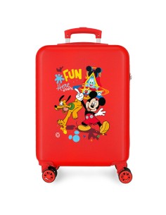 TROLLEY ABS 55CM. 4R. MICKEY HERE STARTS