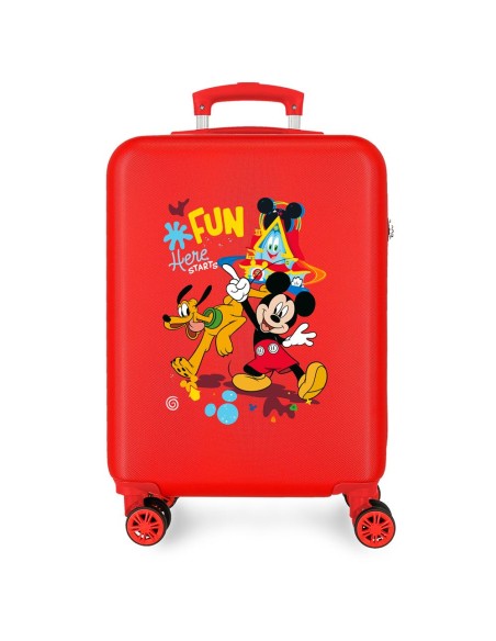 TROLLEY ABS 55CM. 4R. MICKEY HERE STARTS