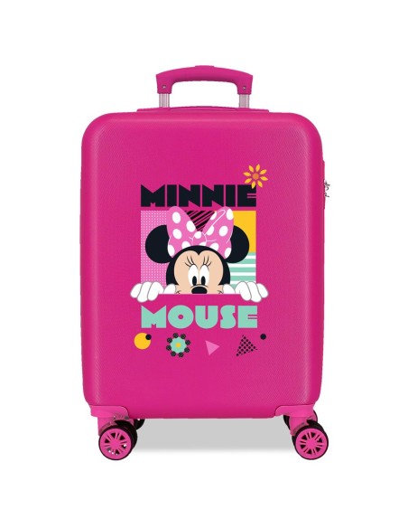 TROLLEY ABS 55CM. 4R. MINNIE GEOMETRIC