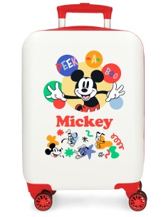 TROLLEY ABS 50CM. 4R. MICKEY PEEK A BOO