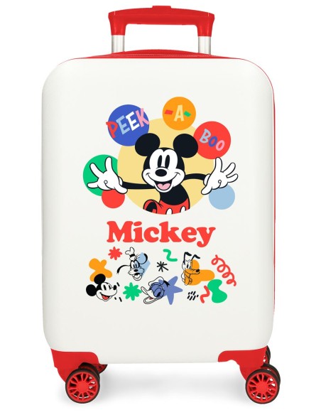 TROLLEY ABS 50CM. 4R. MICKEY PEEK A BOO