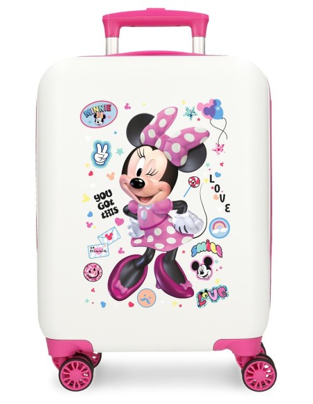TROLLEY ABS 50CM. 4R. MINNIE PARTY
