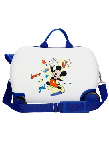 MALETA INFANTIL 45CM. MICKEY HERE WE GO