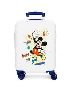 TROLLEY ABS 50CM. 4R. MICKEY HERE WE GO