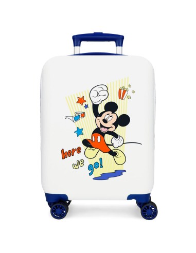 TROLLEY ABS 50CM. 4R. MICKEY HERE WE GO