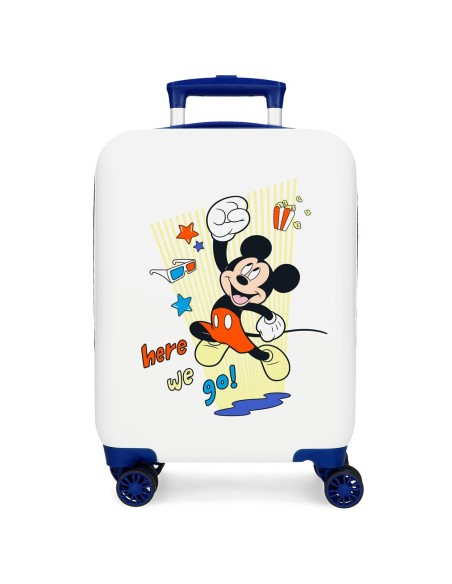 TROLLEY ABS 50CM. 4R. MICKEY HERE WE GO