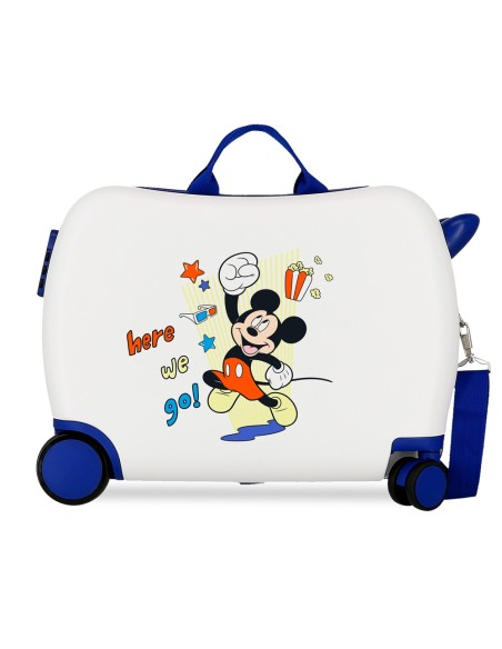 MALETA INFANTIL 50CM. MICKEY HERE WE GO