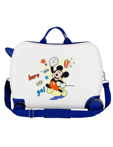 MALETA INFANTIL 50CM. MICKEY HERE WE GO