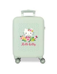 TROLLEY ABS 50CM. 4R. FLORAL KITTY
