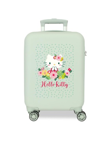 TROLLEY ABS 50CM. 4R. FLORAL KITTY