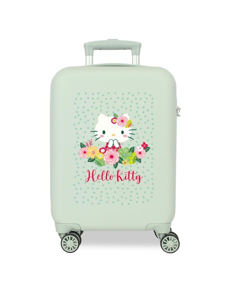 TROLLEY ABS 50CM. 4R. FLORAL KITTY