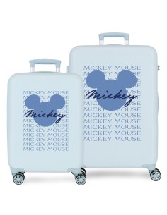 SET/2 TROLLEY ABS 55-65CM. 4R. HAVE A GOOD TIME MICKEY SIGNA