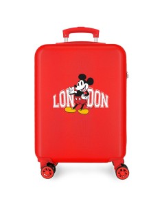 TROLLEY ABS 55CM. 4R. MICKEY TRIP TO LONDON