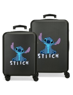 SET/2 TROLLEY ABS 55-65CM. 4R. STITCH CUTE