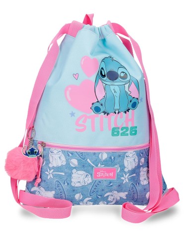 GYM SAC C/CREM. STITCH HEARTS