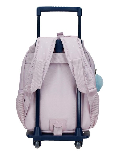 MOCHILA ADAP. 28CM. C/CARRO. STITCH FROM HAWAII